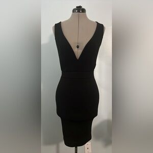 Small black bodycon dress